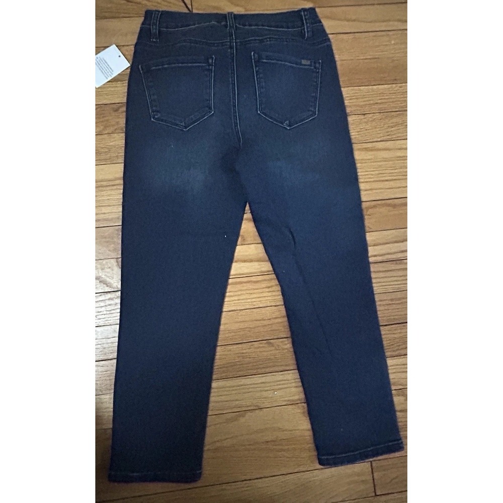 DG2 Diane Gilman Jeans NWT Cropped Embellished Jeans Sz 4 - Picture 9 of 9